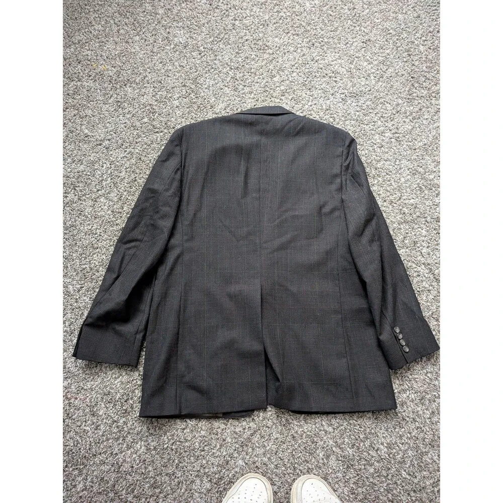 Christian Brooks 42R Dark Charcoal USA Made Mens Blazer Suit Jacket Sport Coat